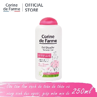 Sản phẩm 2 trong 1, làm sạch toàn thân và vùng kín Corine de Farme Shower Gel 2 in 1 250ml