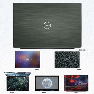 Skin dán Laptop Dell màu Chrome xám xước (inbox mã máy cho Shop)