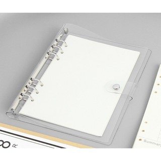 BINDER BÌA SỔ CÒNG BÌA NHỰA MỀM TRONG SUỐT SIZE A5, A6