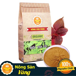 Bột Tía Tô Làm Đẹp 100Gr - Nông Sản Vàng