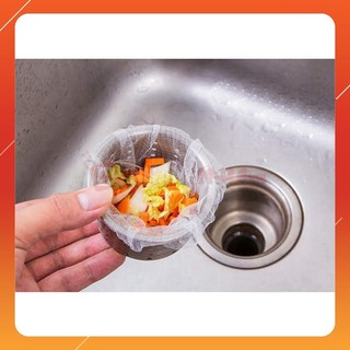 Set 100 Túi Lưới Dựng Rác Bồn Rửa