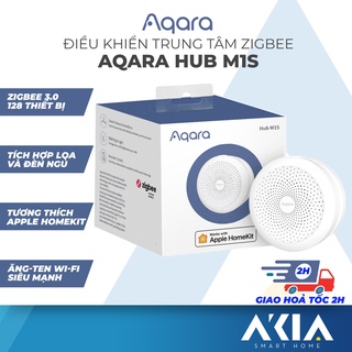 Aqara hub M1S bản Quốc Tế HM1S-G01 - Bộ điều khiển trung tâm Zigbee 3.0, Có đèn và Loa báo động, tương thích HomeKit