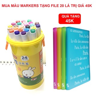 Bút màu Marker 24 màu RUI 6798-24