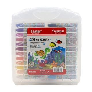 Bộ 24 Bút Sáp Dầu Premium - Faster OP-FP-24 - Faster