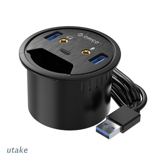 Bộ chia USB 3.0 HUB ORICO DESK 2U1C cho laptop