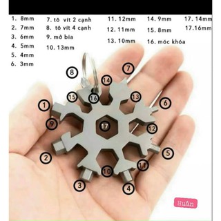 Móc khóa vạn năng (cờ lê đa năng)