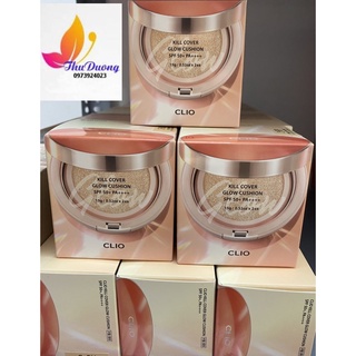Set Phấn Nước Clio Kill Cover Glow Cushion SPF50+ Pa+++KÈM LÕI