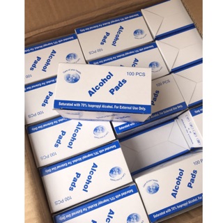 Bông tẩm cồn tiệt trùng  ( Alcochol pads)