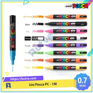 Bút sơn vẽ trên nhiều chất liệu Uni Posca PC-1M (Ngòi nhỏ 0.7mm)