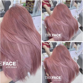 (Màu Tím Hồng Baby Pink) Tự nhuộm tóc tại nhà dễ dàng