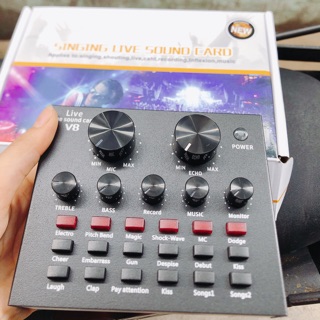 SOUDCARD thu âm livestream v8 autotune mới nhất 2020 bảo hành 6 tháng