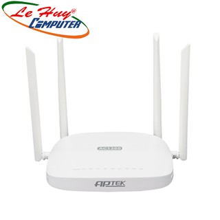 Router Wifi Băng Tần Kép AC1300 APTEK A134GHU MUMIMO Hàng Chính Hãng