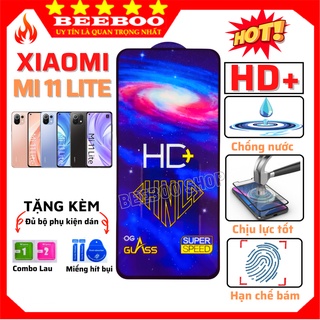 HD+ Mới Kính Cường Lực Xiaomi Mi 11 Lite 5G - Full màn hình và trong suốt - Độ cứng 99H - Bảo hành 1 đổi 1