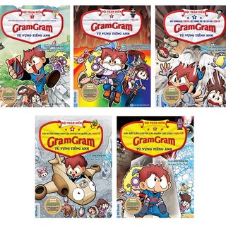 Truyện Học Tiếng Anh Gram Gram - Combo 5 Cuốn Đội Thám Hiểm Từ Vựng Tiếng Anh (Combo/Lẻ)