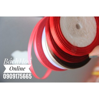 Cuộn ru băng lụa dùng để gói quà, gói hoa, làm handmade