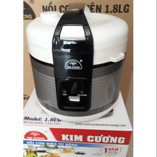 [Mã ELHADEV giảm 4% đơn 300K] NỒI CƠM ĐIỆN KIM CƯƠNG 1L8 MẪU MÃ ELECTROLUX GIẢM GIÁ SỐC
