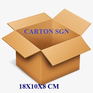 Thùng Carton 18x10x8 Cm Bộ 100 Hộp Carton