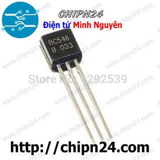 [10 CON] Transistor BC546 TO-92 NPN 100mA 65V (546)