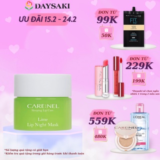 CARE:NEL Mặt Nạ Ngủ Môi Tẩy Tế Bào Chết Môi &amp; Dưỡng Ẩm Hương Chanh - Lime Lip Sleeping Mask 5g