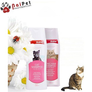 Sữa Tắm Cho Mèo Lông Dài Và Mèo Lông Ngắn Bioline 250ml