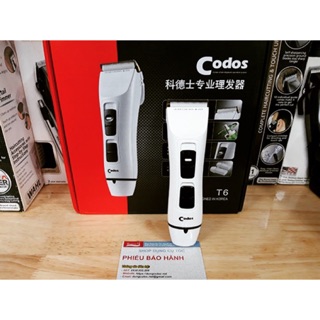 Máy cắt tóc Codos T6 (Trắng) Đẳng cấp phái mạnh