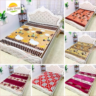 Thảm Nỉ, Thảm Cừu Đa Năng Trải Giường 3 Lớp Siêu Dày, Siêu Ấm Tổng Hợp Mẫu Trơn