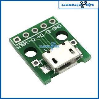 BO CHUYỂN MICRO USB-5P TO 2.54MIL DIP