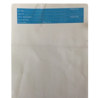 Giấy nháp A4 dành cho các kì thi