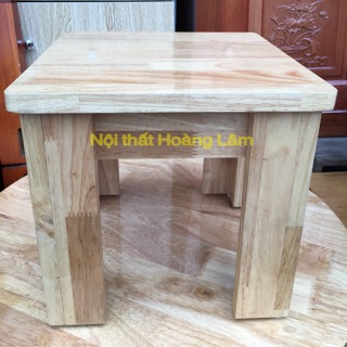 [Mã LIFEBKA5 giảm 10% tối đa 1 Triệu đơn 500k] Ghế ( đôn) gỗ cao su cao 30 cm
