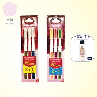 [MUA 2 TẶNG 1] Bàn chải đánh răng Perioe Anti Plaque Medium Sensitive