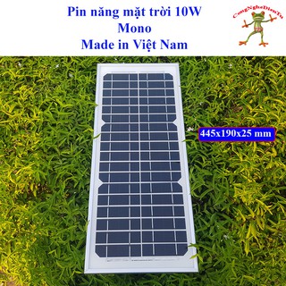 Pin năng lượng mặt trời 10W Mono - 18V made in Việt Nam