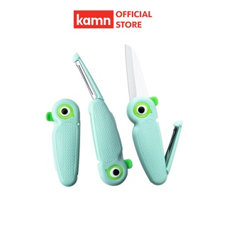 Dao gọt hoa quả kèm nạo Kamn gấp gọn tiện dụng