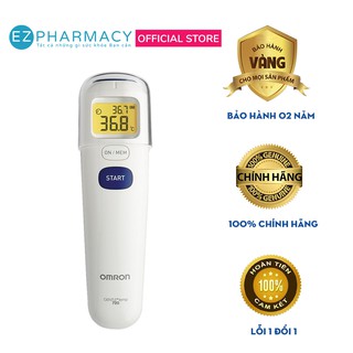 Nhiệt Kế Điện Tử Chính Hãng Omron - MC - 720 (Đo Trán) - Bảo Hành 2 năm (tặng quạt mini)
