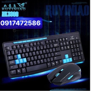 BÀN PHÍM + CHUỘT KHÔNG DÂY CHỐNG NƯỚC KH3800