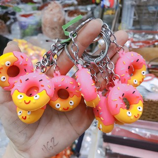 Móc khóa hình bánh donut (bánh vòng)