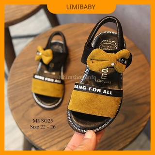 Dép sandal điệu đà cho bé gái 1 - 3 tuổi SG25