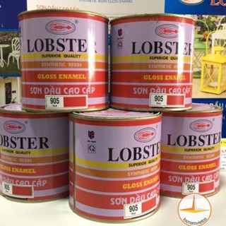 Sơn Dầu LOBSTER Màu Đỏ 905 Dùng Nội Thất Ngoại Thất