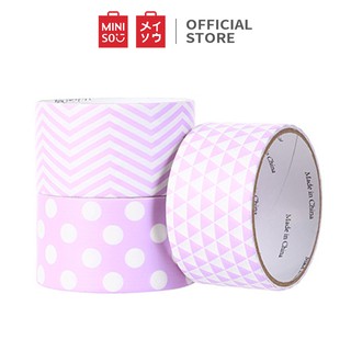[Mã LIFEMALLCP3 giảm 12% đơn 99K] Combo 3 cuộn băng dính trang trí Miniso Large Decorative Tape