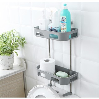 Kệ nhà tắm 2 tầng nhà vệ sinh đặt bồn cầu