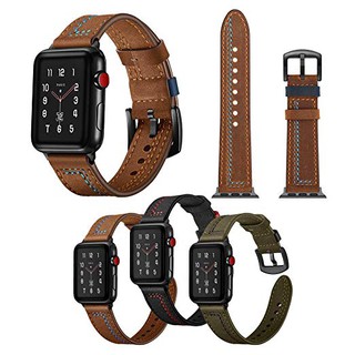 Dây đeo Apple watch chất liệu da cao cấp DA07 đủ màu cho 45mm 41mm 44mm 40mm 42mm 38mm iWatch Series 7 6 SE 5 4 3 2 1