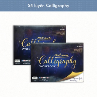 Sổ luyện viết Calligraphy có dòng kẻ - Mont Marte