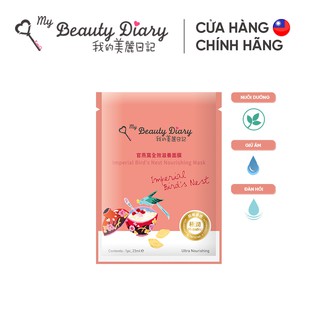 Mặt nạ sáng mịn và dưỡng ẩm My Beauty Diary Taiwan Imperial Birds Nest Emolliating Mask Yến đỏ 23ml/Miếng