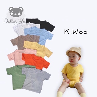 Áo thun cộc tay cho bé trai bé gái, áo thun lạnh co giãn 4 chiều 8-18kg