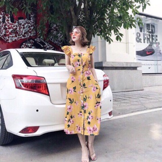 Maxi hoa lá cành siêu HOT
