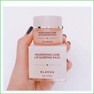 Mặt Nạ Ngủ Môi Dưỡng Ẩm Sâu, Loại Bỏ Tế Bào Chết Nhẹ Nhàng Klavuu Nourishing Care Lip Sleeping Pack 20g