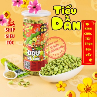 Đậu hà lan wasabi hũ lớn 400g đồ ăn vặt Tiểu Dần