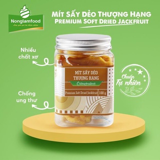 [Mã BMLTA50 giảm 10% đơn 99K] Mít Sấy Dẻo Thượng Hạng Nonglamfood | Ăn vặt Healthy