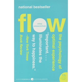 Sách - Flow : The Psychology of Optimal Experience by Mihaly Csikszentmihalyi (US edition, paperback)