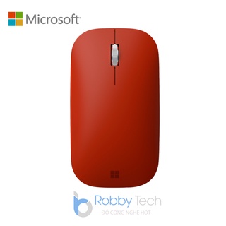 Chuột Bluetooth Microsoft BlueTrack Modern Mobile - Chuột không dây Macbook, Laptop, Surface - Màu Đỏ