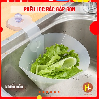 Phễu lọc rác gấp gọn tiện lợi cho gia đình